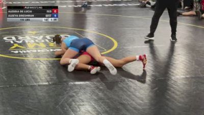105 lbs Rr Rnd 5 - Alessia De Lucia, Razor PinkWave - GK12E vs Aleeya Dreshman, Quest - GK12E