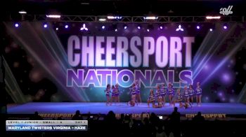 Maryland Twisters Virginia - Haze [2026 L1 Junior - Small - A Day 1] 2026 CHEERSPORT National All Star Cheerleading Championship