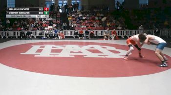 138 lbs 1st Place Match - Cooper Mariakis, McCallie School vs Malachi Puckett, Baylor School