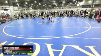 45 lbs Round 2 (6 Team) - Toren Edmondson, PIT BULL WRESTLING ACADEMY vs Nate Head, GREAT NECK WC - GOLD