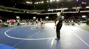 Girls 235 lbs 5th Place Match - Charlene Underwood, Toppenish (Girls) vs Katrina Heilman, Zillah (Girls)