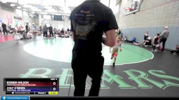 48+ Round 3 - Korbin Wilson, Mountain Man Wrestling Club vs Colt O`Brien, Team Real Life Wrestling