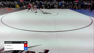 157 lbs Cons 64 #2 - Owen Jones, MT vs Nathaniel Replogle, PA