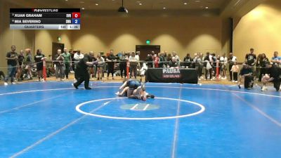 120 lbs Quarters - Xuan Graham, Steel Valley Renegades vs Mia Severino, Savage Wrestling Academy