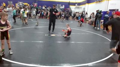55 lbs Cons. Round 2 - Grey McIntosh, Ninety Six Wrestling vs Jax Franklin, Boney Crow`s Wrestling