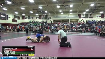 160 lbs Round 3 - Ryker Jones, Clear Creek-Amana vs Gianni Speller, Waterloo East