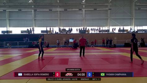 Isabella Sofia Romero vs Yasmin Campanha 2025 ADCC South American Championship