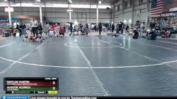 54 lbs Cons. Semi - Waylon Martin, Southern Idaho Wrestling Club vs Hudson Aldrich, 208 Badgers