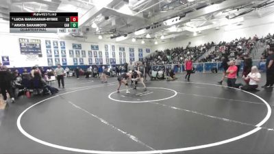 105 lbs Quarterfinal - Arata Sakamoto, Santa Monica vs Lucia Baradaran-Bybee, San Clemente