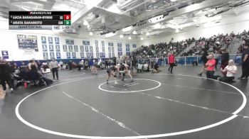 105 lbs Quarterfinal - Arata Sakamoto, Santa Monica vs Lucia Baradaran-Bybee, San Clemente