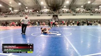 75 lbs Champ. Round 1 - Kingsley Niehouse, Team Central Wrestling Club vs Hartley Brandl, Pirate Powerhouse Wrestling Academy