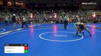 95 lbs Prelims - Alijah Gabaldon, Sot Academy vs Colt Collett, Checotah Matcats