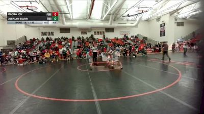 145 lbs Cons. Round 1 - Jesalyn Blair, Thermopolis vs Elora Joy, Powell