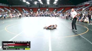 65 lbs Champ. Round 1 - Elijah Porter, Charlotte vs Kash Harrison, Wave WC