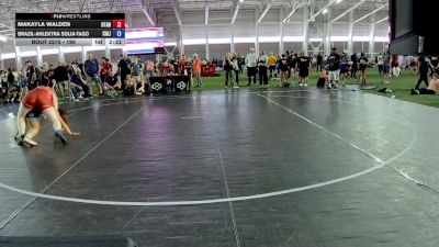 190 lbs Quarters - Makayla Walden, Utah vs Brazil-Ahlektra Solia-Tago, California