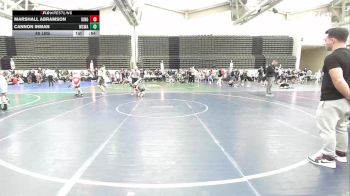 85 lbs Rr Rnd 6 - Marshall Abramson, Kingsway K-3 vs Cannon Inman, Wrecking Crew Wrestling Academy