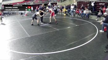 110 lbs Quarterfinal - Holden Townsley, Nebraska vs Maxwell Daniel, Norfolk Catholic