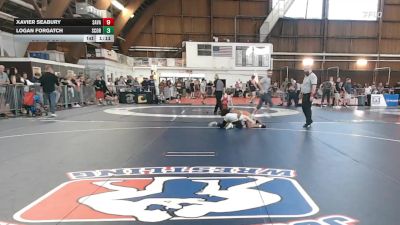 113 lbs Round Of 16 - Xavier Seabury, Savage Wrestling Club vs Logan Forgatch, Scorpions Wrestling School/ Parsippany Hills Hs