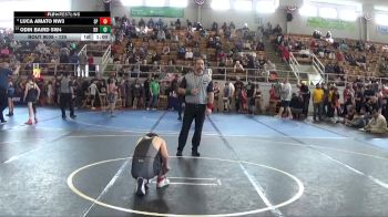 120 lbs Cons. Round 1 - Luca Amato NW3, Clear Fork Elite Wrestling vs Odin Baird Sw4, London