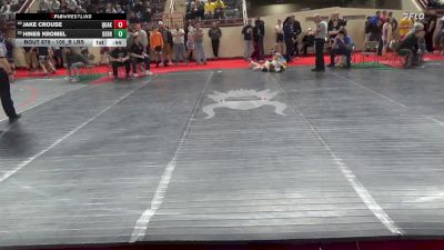 105_B lbs Consi Of 16 #2 - Jake Crouse, Quakertown vs Hines Kromel, Derry