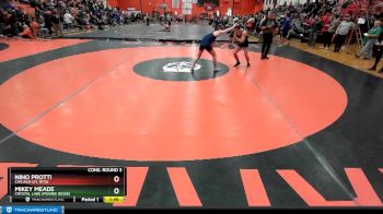 126 lbs Cons. Round 3 - Nino Protti, Chicago (ST. RITA) vs Mikey Meade, Crystal Lake (PRAIRIE RIDGE)