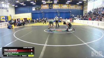 170 lbs Champ. Round 1 - Timothy Peoples, George Jenkins vs Trey Schwartz, Lakewood Ranch Sr Hs