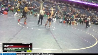 3A 190 lbs Champ. Round 1 - Joshua Rodriguez Bello, Montgomery Central vs Dillan Earp, Hibriten