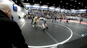 100 lbs Semifinal - Zebulon Harrington, Choctaw Ironman Youth Wrestling vs Reid Lovins, D3 Wrestling Cluib