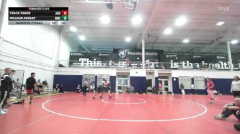 162 lbs Quarterfinal - Trace Taber, Journeymen Wrestling Red - HSC vs William Ackley, Homegrown White - HSC