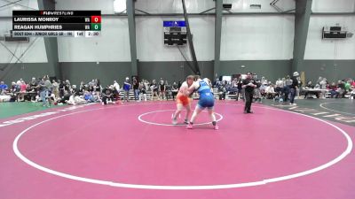 Junior Girls GR - 190 lbs Cons. Semis - Laurissa Monroy, WA vs Reagan Humphries, WA