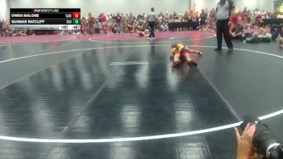 72 lbs Round 5 (6 Team) - Gunnar Ratcliff, SC United vs Owen Malone, Task Force