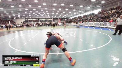 5-165 lbs Champ. Round 1 - Victor Prosekov, Briar Woods vs Seth Combs, King`s Fork