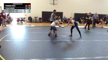 140 lbs Round 3 - Thomas Rich, Spartanburg Wrestling Academy vs Colin White, Eastside Youth Wrestling
