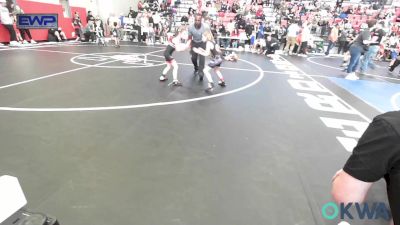 54 lbs Rr Rnd 3 - Lennox Delacerda, Bristow Youth Wrestling vs Evelyn Pierce, Verdigris Youth Wrestling