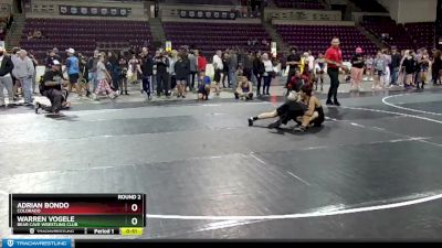 112-114 lbs Round 2 - Warren Vogele, Bear Cave Wrestling Club vs Adrian Bondo, Colorado