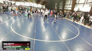 70 lbs Quarterfinal - Burk Mecham, American Fork vs McGinness Willoughby, Northside Wrestling Club