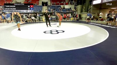 175 lbs Champ. Rd Of 64 - Tate Sailer, ND vs Lucas Valdez, CA