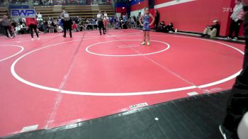 75 lbs Rr Rnd 3 - Harper Tecumseh-Sands, Mojo Grappling Academy vs Rylee Gensman, Cowboy Wrestling Club