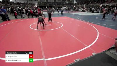 85 lbs Quarterfinal - Isaac Trujillo, Pueblo County WC vs Eli Wisniewski, Olympian Wrestling