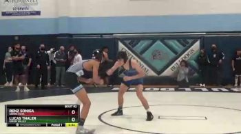 120 lbs Cons. Round 2 - Renz Soniga, Sierra Vista vs Lucas Thaler, Green Valley