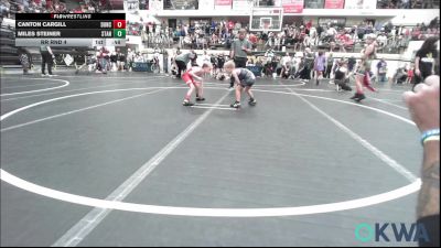 46 lbs Rr Rnd 4 - Canton Cargill, Duncan Demon Wrestling vs Miles Steiner, Standfast