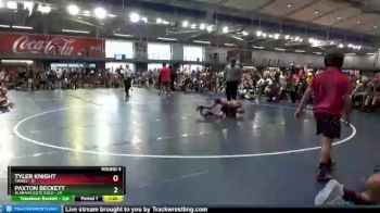 70 lbs Round 4 (8 Team) - Tyler Knight, TNWCC vs Paxton Beckett, Alabama Elite Gold