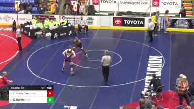 172 lbs Round Of 64 - Samuel Gustafson, Curwensville vs Christian Harris, North Hills