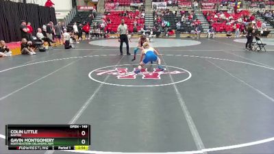 149 lbs Cons. Round 3 - Colin Little, Barton vs Gavin Montgomery, Northeastern Oklahoma A&M