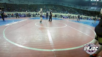 83 lbs Quarterfinal - Kale Jordan, Woodward Youth Wrestling vs Brantley Allison, Checotah Matcats