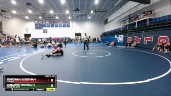 126 lbs Cons. Round 3 - Jonathan Ackerman, Central vs Benjamin Whitright, Cheyenne East