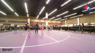 100 lbs 3rd Place - Allistine Ybarra, Texas Style Wrestling Club vs Natalie Arreguin, All American Wrestling Club