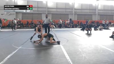 110 lbs Semis & 1st Wrestleback (8 Team) - Jacob Puma, Donahue WA vs Braxton Cottrell, Warner Elite
