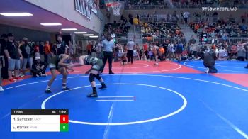 115 lbs Quarterfinal - Halle Sampson, Lady Outlaws vs Eden Ramos, Morris Eagles Wrestling Club