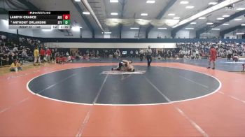 149 lbs Champ. Round 1 - Anthony Orlandini, Saint Vincent vs Landyn Crance, Adrian
